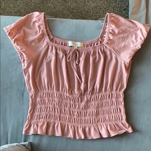 Pink blouse